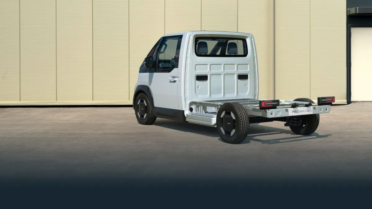 The Kia PV5 Chassis Cab