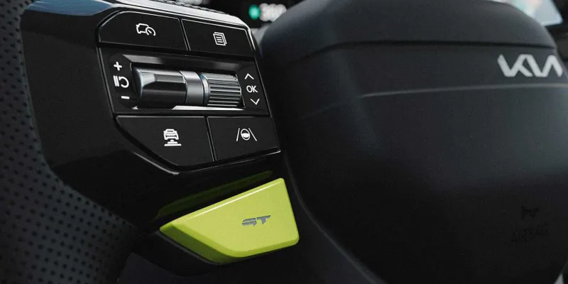 Unique Kia GT steering wheel
