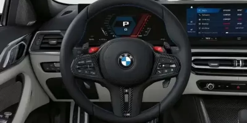 M Carbon steering wheel.