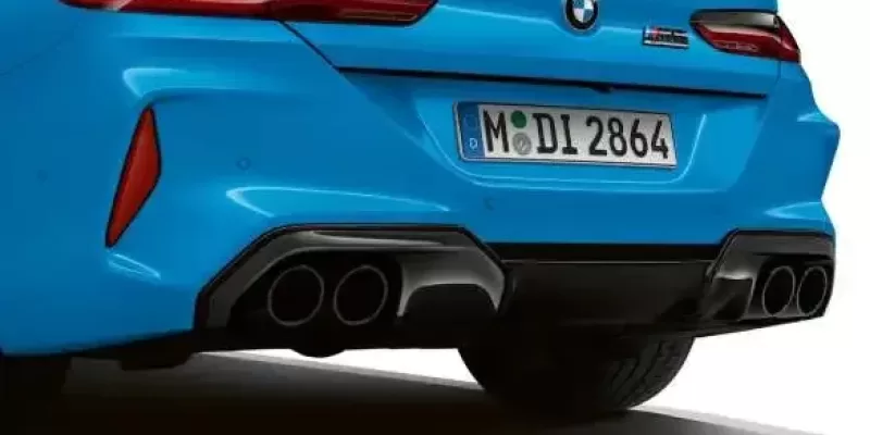 M Sport exhaust system.