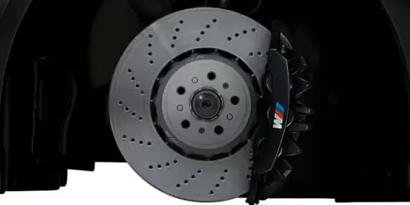 M Carbon ceramic brake.