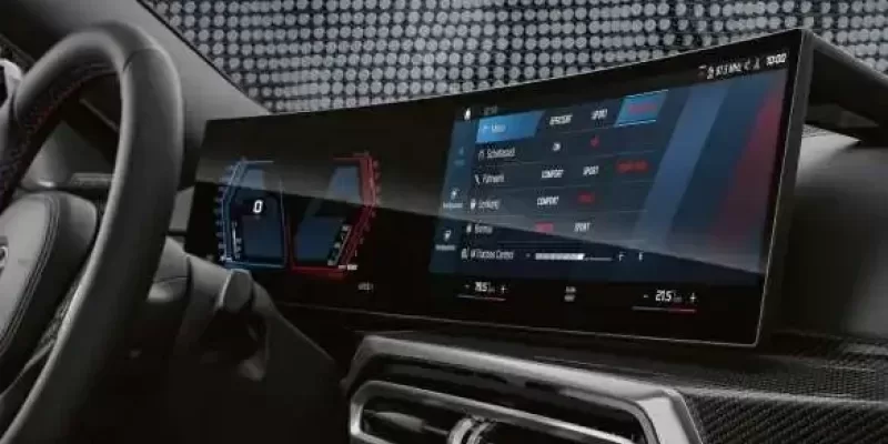 BMW Curved Display.