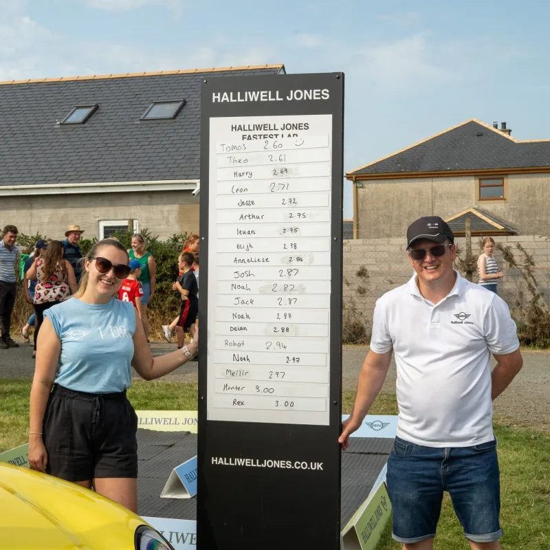 Halliwell Jones MINI Raises Over £460 for Hope House and Ty Gobaith at the Anglesey Show.